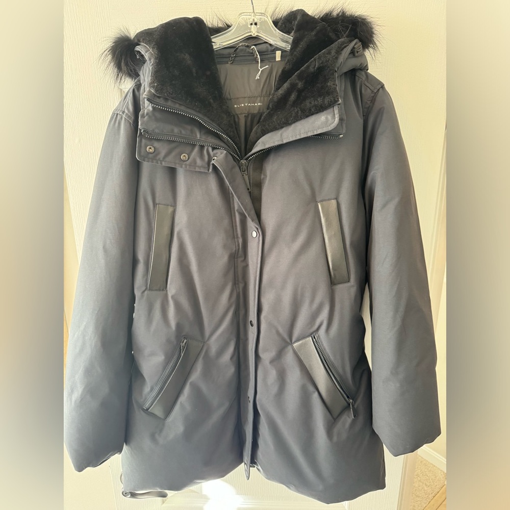 Elie Tahari Extra warm designer winter jacket
